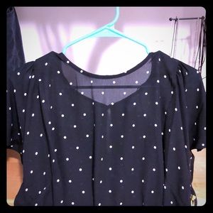 CeCe blouse - polka dot